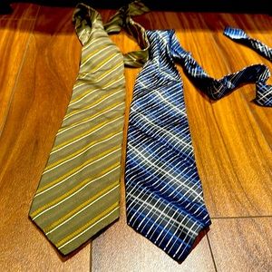 Two Hathaway silk ties.